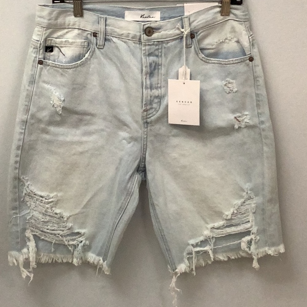 KanCan Hi Rise Boyfriend Shorts